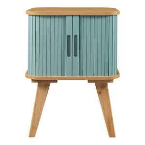Table d'appoint Tysvær bambou 59 x 45 x 45 cm [en.casa]