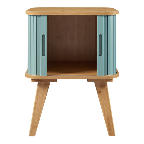 Table d'appoint Tysvær bambou 59 x 45 x 45 cm [en.casa]