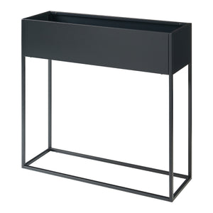 Plantenstandaard Joensuu 80x80x25 cm zwart [en.casa]