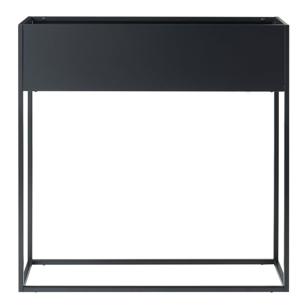 Plantenstandaard Joensuu 80x80x25 cm zwart [en.casa]