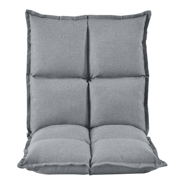 Lot de 2 fauteuils de sol Deinze avec dossier réglable [en.casa]