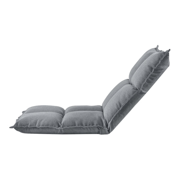 Lot de 2 fauteuils de sol Deinze avec dossier réglable [en.casa]