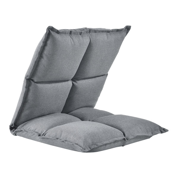 Lot de 2 fauteuils de sol Deinze avec dossier réglable [en.casa]