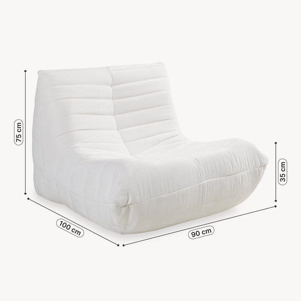 Relaxstoel Kodsø 75x90x100 cm [en.casa]