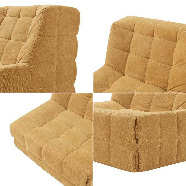 Fauteuil de sol Koskyvn avec repose-pieds 75 x 90 x 100 cm [en.casa]