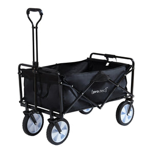 Bolderkar Stenlille strandkar 84x55x57 cm zwart pro.tec