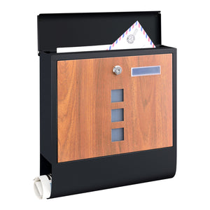Boîte aux lettres Sanitz acier galvanisé 34x31x10 cm plusieurs couleurs [en.casa]

