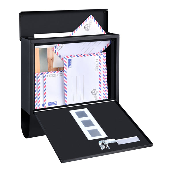 Boîte aux lettres Sanitz acier galvanisé 34x31x10 cm plusieurs couleurs [en.casa]
