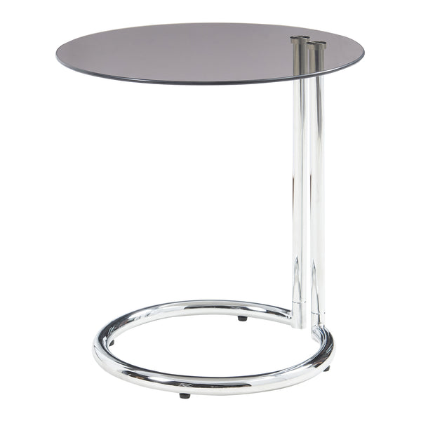 Table d'appoint Ylivieska verre trempé 46 x 45 cm [en.casa]
