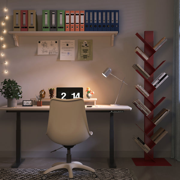 [en.casa] Boekenkast Eksjö - 180x100x35 cm