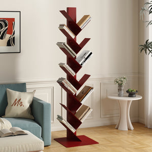 [en.casa] Boekenkast Eksjö - 180x100x35 cm