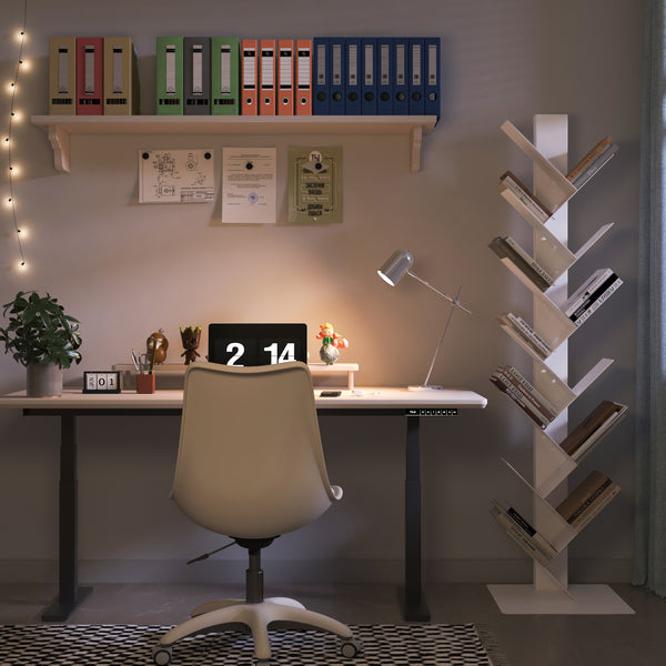 Bibliothèque Eksjö en forme d'arbre acier 150 x 39 x 39 cm [en.casa]