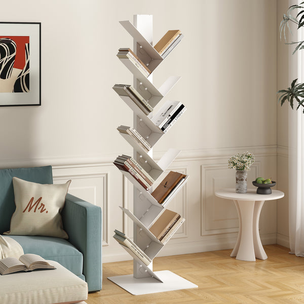 Bibliothèque Eksjö en forme d'arbre acier 150 x 39 x 39 cm [en.casa]