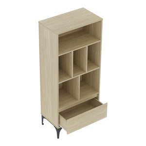 Boekenkast Kistiandi 137x60x35 cm [en.casa]