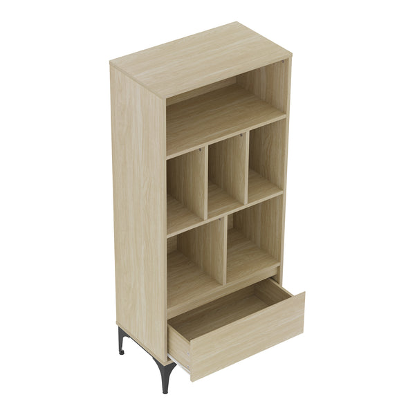 Boekenkast Kistiandi 137x60x35 cm [en.casa]