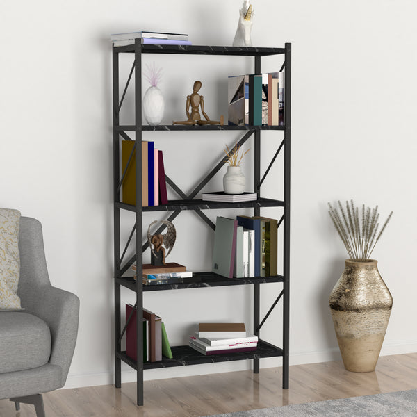 [en.casa] Boekenkast schap Vanylven - 5 varianten