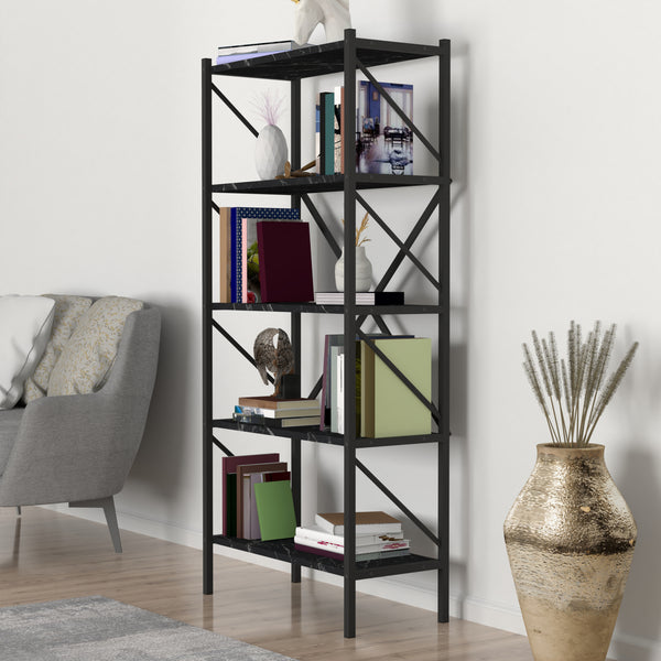 [en.casa] Boekenkast schap Vanylven - 5 varianten