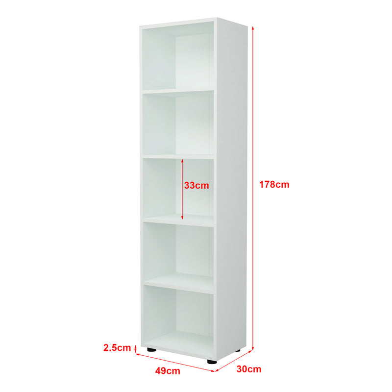 Croquis coté Bibliothèque Vara à plusieurs niveaux [en.casa]