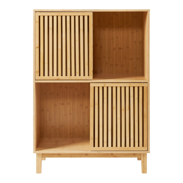 Bibliothèque Ypäjä bambou naturel [en.casa]
