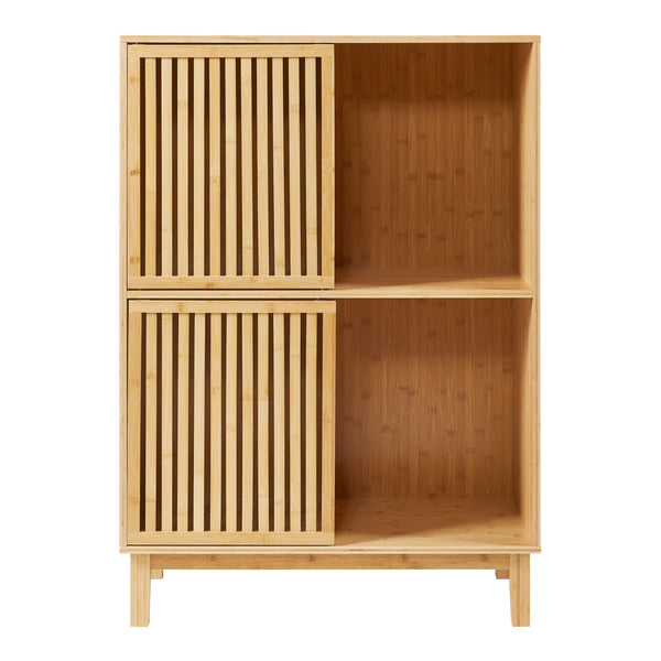 Bibliothèque Ypäjä bambou naturel [en.casa]
