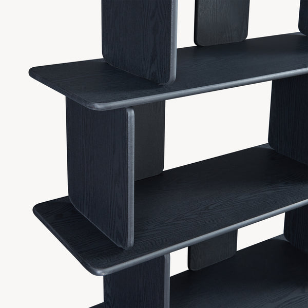Boekenkast Gäljami met 5 vakken 180x100x35 cm [en.casa] 