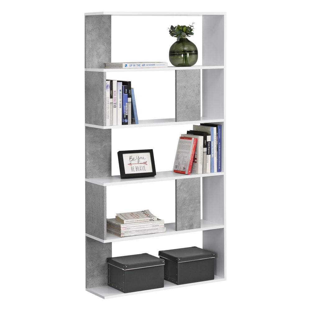 Étagère Aneby 159x80x24cm avec 5 étagères différentes couleurs [en.casa] - premiumXL