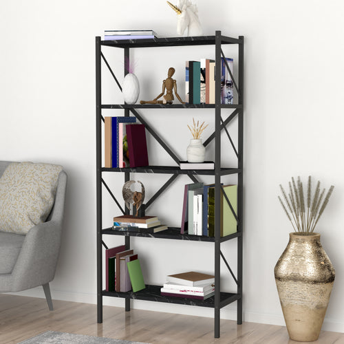 [en.casa] Boekenkast schap Vanylven - 5 varianten