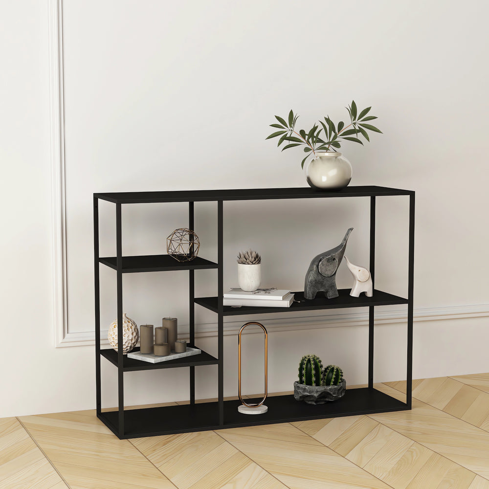 Étagère Isojoki 120x35x87,5 cm métal [en.casa] - premiumXL
