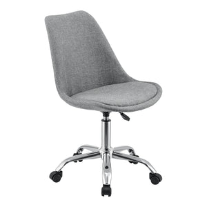 Bureaustoel Atherton 83 - 93x48x55 cm Lichtgrijs [en.casa] - premiumXL