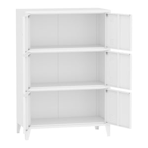 [en.casa] Bureaukast Hamina 113x80x40 cm staal - 2 varianten