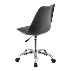 Chaise de Bureau Atherton à Roulettes Réglable en Hauteur Similcuir [en.casa]