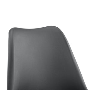 Chaise de Bureau Atherton à Roulettes Réglable en Hauteur Similcuir [en.casa]