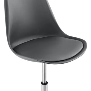 Chaise de Bureau Atherton à Roulettes Réglable en Hauteur Similcuir [en.casa]
