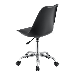 Chaise de Bureau Atherton à Roulettes Réglable en Hauteur Similcuir [en.casa]