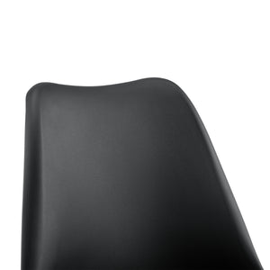Chaise de Bureau Atherton à Roulettes Réglable en Hauteur Similcuir [en.casa]