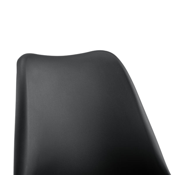 Chaise de Bureau Atherton à Roulettes Réglable en Hauteur Similcuir [en.casa]