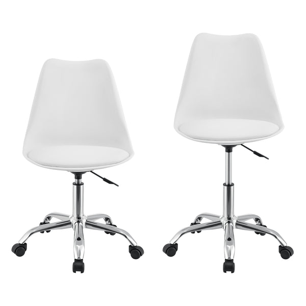 Bureaustoel Atherton op wielen 83-93x48x55 cm - 3 varianten
