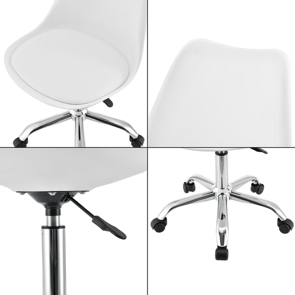 Bureaustoel Atherton op wielen 83-93x48x55 cm - 3 varianten