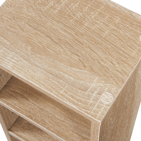 CD DVD kast Tynset vakkenkast met 12 vakken 175x20x20 cm [en.casa]