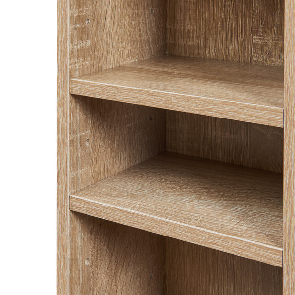 CD DVD kast Tynset vakkenkast met 12 vakken 175x20x20 cm [en.casa]