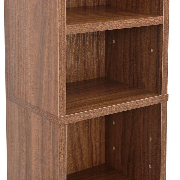 CD DVD kast Tynset vakkenkast met 12 vakken 175x20x20 cm [en.casa]