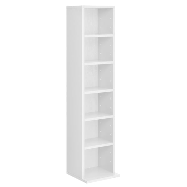 CD DVD kast vakkenkast met 6 planken 90x20x20 cm - verschillende kleuren