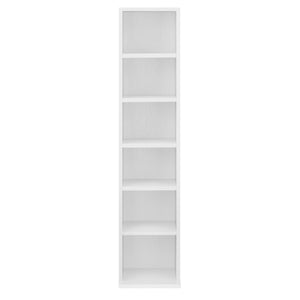 CD DVD kast vakkenkast met 6 planken 90x20x20 cm - verschillende kleuren