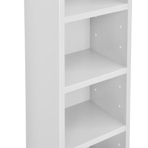 CD DVD kast vakkenkast met 6 planken 90x20x20 cm - verschillende kleuren