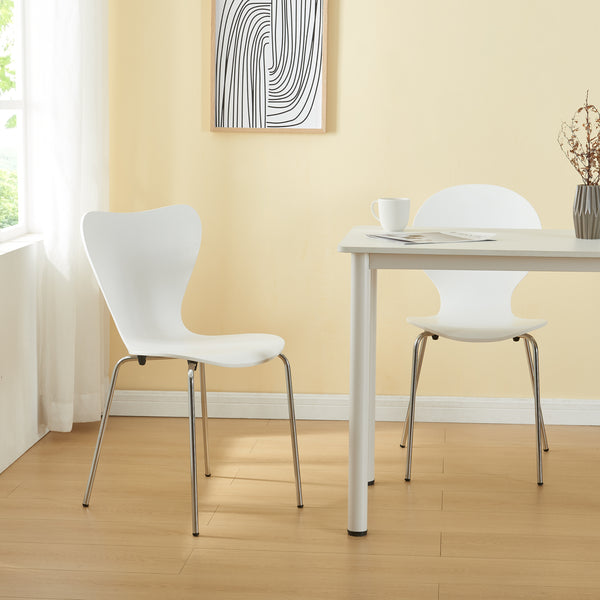 Eetkamerstoel Essunga 80x48x45,5 cm set van 4 [en.casa]