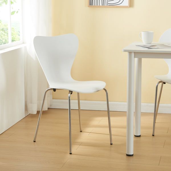 Eetkamerstoel Essunga 80x48x45,5 cm set van 4 [en.casa]