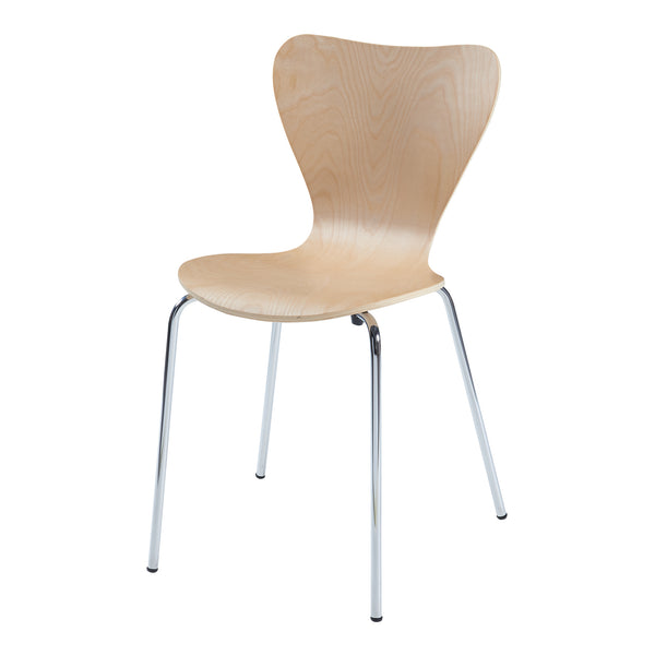 Eetkamerstoel Essunga 80x48x45,5 cm set van 4 [en.casa]