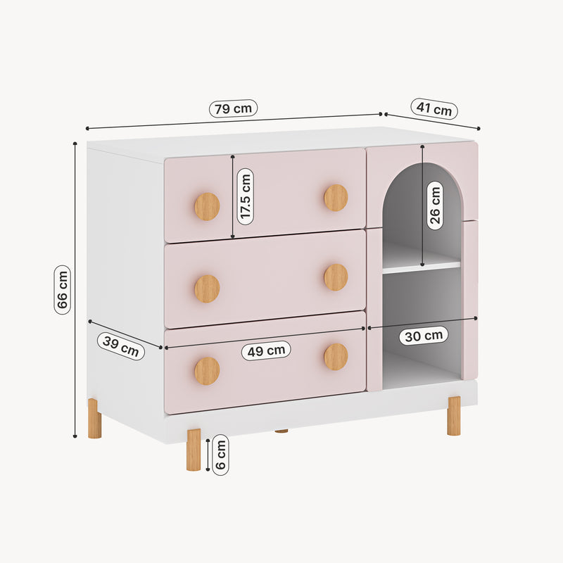 Maatschets Kindercommode Vaarentaa [en.casa]