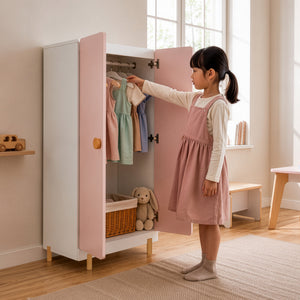 Armoire à vêtements pour enfants Vaarentaa [en.casa]