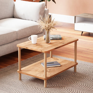 Table basse rectangulaire Jelling 43 x 70 x 44 cm [en.casa]